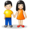 Man and Woman Holding Hands - Light emoji on Samsung